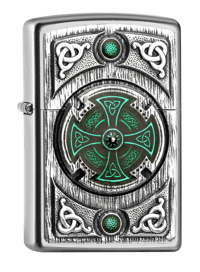 Zippo │ Zapalniczka Celtic Green Cross celtycki krzyż – Zippo Poland