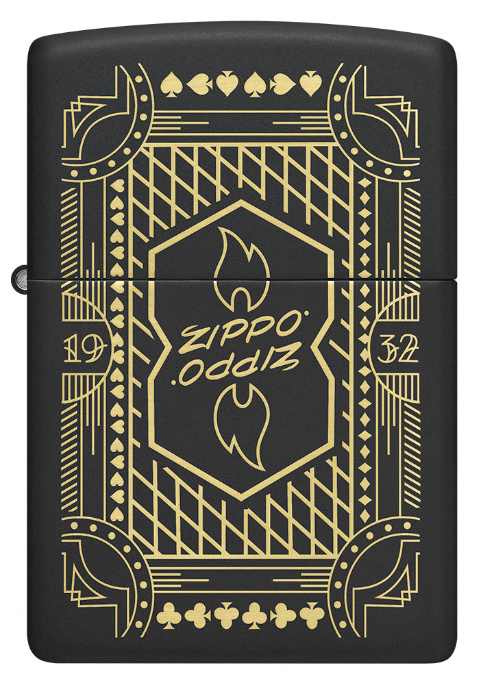 Wzór odzwierciedlający symbol Zippo