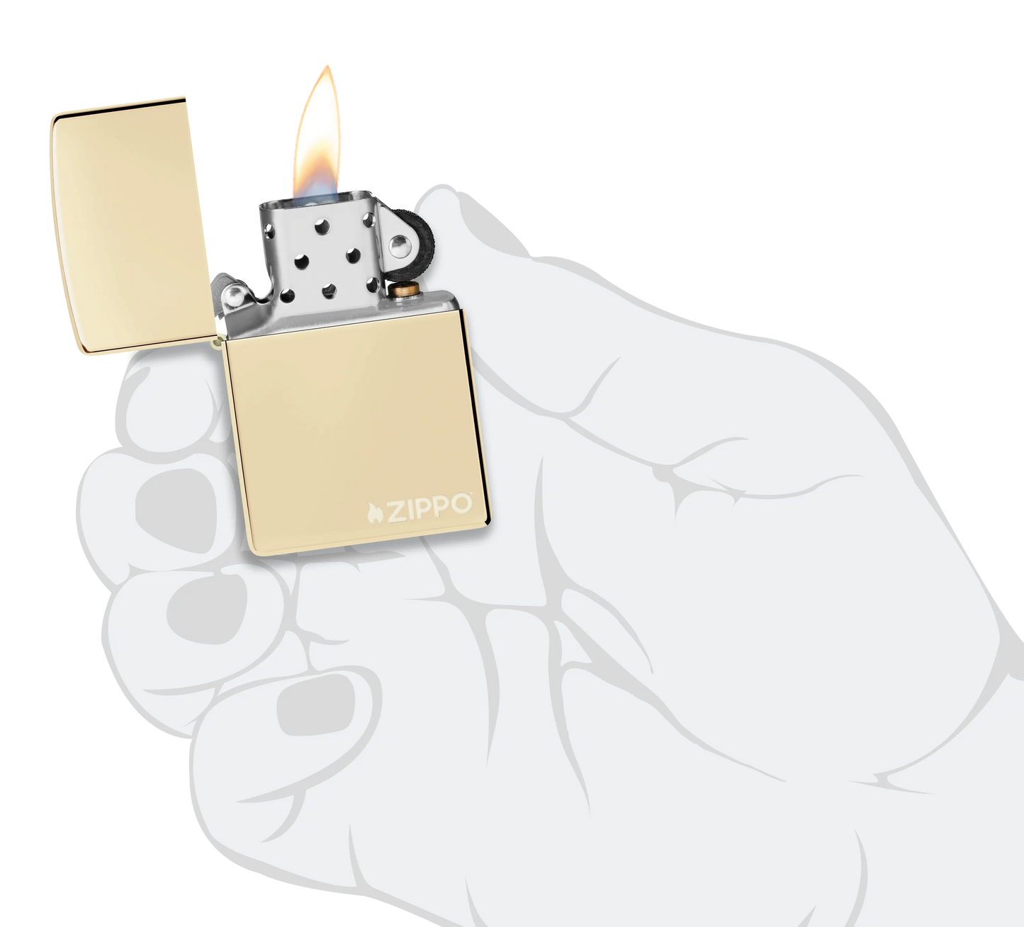 Klasyczne logo Zippo nawiązujące do szampana