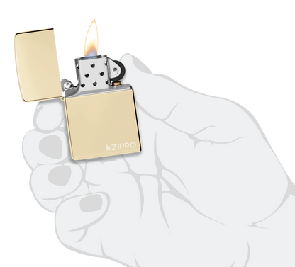 Klasyczne logo Zippo nawiązujące do szampana