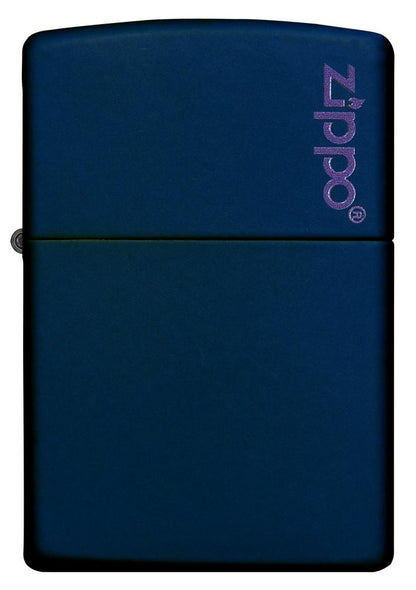 239ZL, Navy Blue Matte with Zippo Logo, Color Image