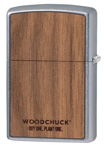 Widok z tyłu zapalniczka Zippo Woodchuck 